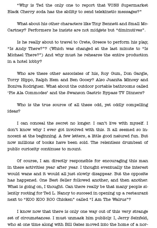 Foreword By Jerry Seinfeld