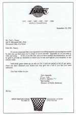Letters From a Nut - Lakers