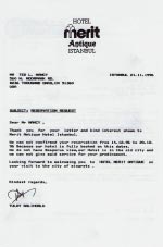 Letters From a Nut - Turkish Hotel